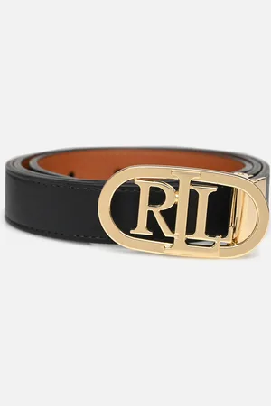 Ralph Lauren Oval Rev 25 Belt Skinny - Cinture - Taglia 95
