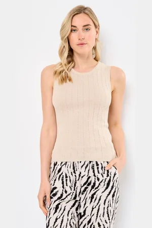 Pieces® PCSALIMA SL O-NECK KNIT TOP BC - Abbigliamento - Taglia L