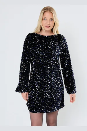 Pieces® Pckam Ls Deep Back Bow Dress Bc - Abbigliamento - Taglia XS