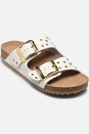 Colors of California Two buckle sandal nubuck stras - Sandali e scarpe aperte - Taglia 37