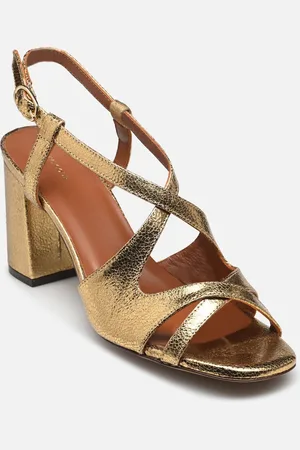 Rivecour Sandales n°953 - Cuir laminé - Doré - Sandali e scarpe aperte - Taglia 36