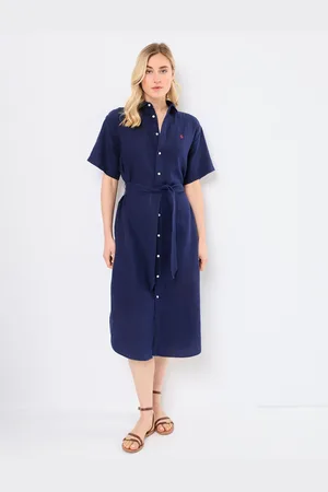 Ralph Lauren Ss N Jspr Dr-Short Sleeve-Day Dress 211959912 - Abbigliamento - Taglia L