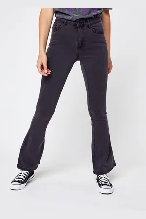 VILA VIEKKO RW FLARED JEANS/SU BLK - NOOS - Abbigliamento - Taglia S