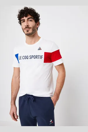 Le Coq Sportif TRI Tee SS N°1 M new optical white - Abbigliamento - Taglia S