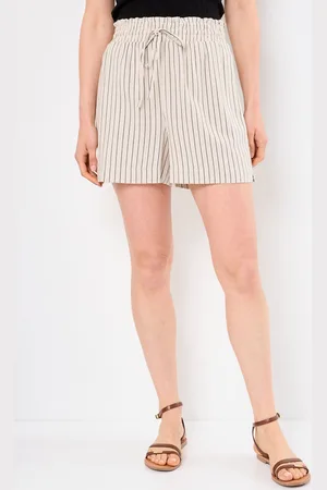 VERO MODA VMMYMILO HW PAPERBAG SHORTS WVN GA - Abbigliamento - Taglia L
