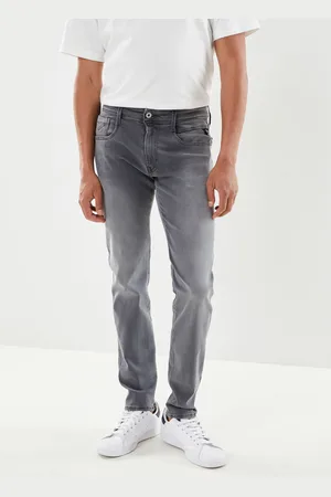 Replay ANBASS jean slim gris - Abbigliamento - Taglia 28 X 32