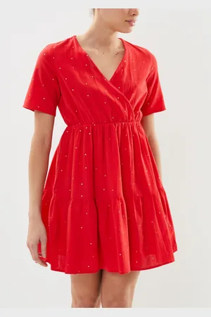 Pieces® Pcvianna Ss Dress Kac Fc - Abbigliamento - Taglia XS