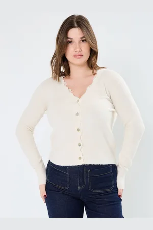 Molly Bracken LADIES KNITTED CARDIGAN T1924CH - Abbigliamento - Taglia XS