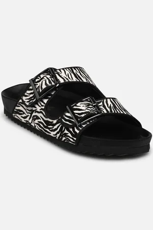 Colors of California Two buckles sandal pony hair - Zoccoli - Taglia 36