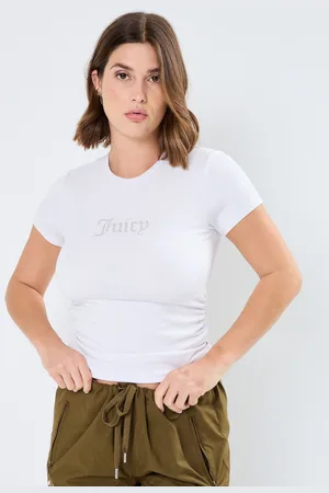 Juicy Couture Dot Ruched Tee - Abbigliamento - Taglia XS