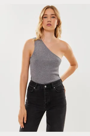SELECTED Slflura Lurex One Shoulder Knit Top - Abbigliamento - Taglia XS