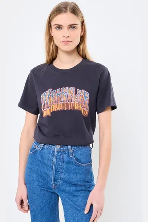 Wrangler Graphic Tee Faded Black - Abbigliamento - Taglia L