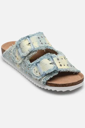 Colors of California Two buckle denim sandal - Sandali e scarpe aperte - Taglia 37