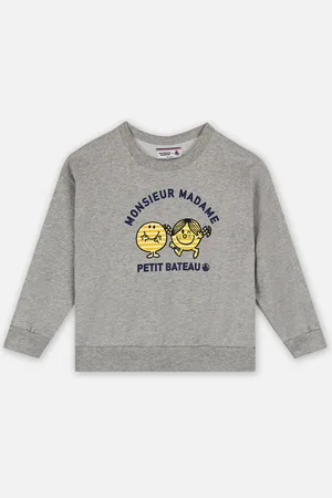 Petit Bateau Sweat Shirts Monsieur Madame - Abbigliamento - Taglia 3A