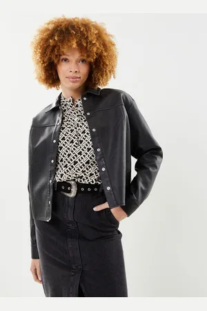 Calvin Klein Faux Leather Relaxed - Abbigliamento - Taglia L