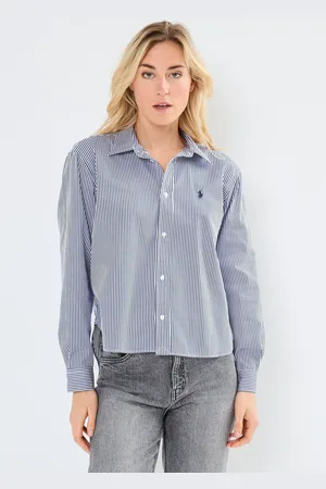 Ralph Lauren Chemise rayée en coton 211891419 - Abbigliamento - Taglia L