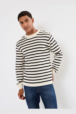 Armor.lux Pull marin rayé "Fouesnant" - Abbigliamento - Taglia L
