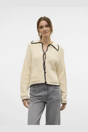 VERO MODA VMPOMELO LS POLONECK CARDIGAN - Abbigliamento - Taglia L