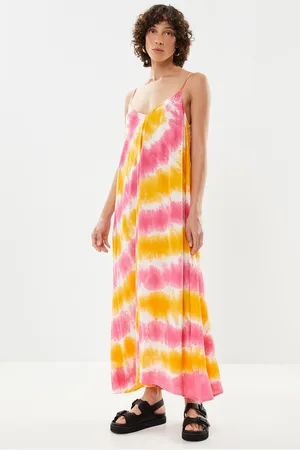 Y.A.S Yastido Tiedye Strap Long Dress S.- Fest - Abbigliamento - Taglia XS