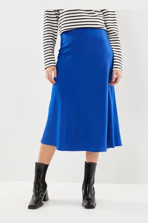 SELECTED Slflena Hw Midi Skirt Noos - Abbigliamento - Taglia 40