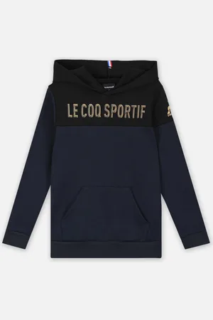 Le Coq Sportif NOEL SP Hoody N°1 Enfant sky captain/bla - Abbigliamento - Taglia 6A