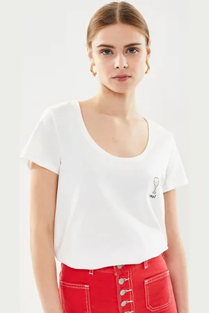Pieces® Pcmunnar Ss T Shirt Kac Fc Bc - Abbigliamento - Taglia XS