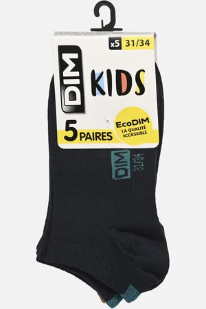 Dim Eco Mi-Socquettes X5 Enfant - Calze e collant - Taglia 31 - 34