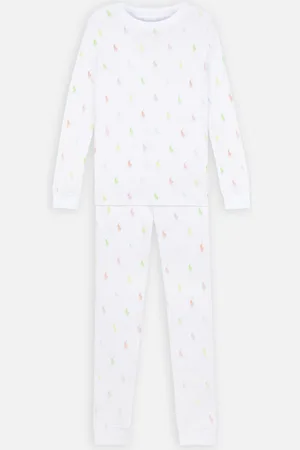 Ralph Lauren Cotton Rib Pony LsPant Set - Abbigliamento - Taglia 7A