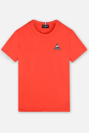 Le Coq Sportif ESS Tee SS N°2 Enfant tech red - Abbigliamento - Taglia 8A