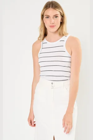 Noisy May Nmstripe Maya S/L Halterneck Top Jrs - Abbigliamento - Taglia XS