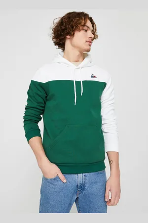 Le Coq Sportif BAH Hoody N°2 M vert foncé camuset - Abbigliamento - Taglia S