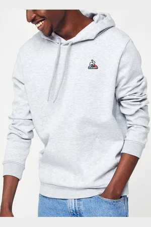 Le Coq Sportif ESS Hoody N°1 M Gris Chiné Clair - Abbigliamento - Taglia S
