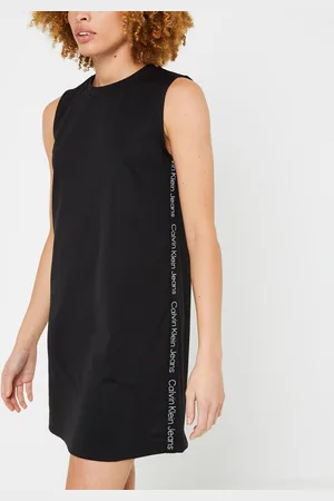 Calvin Klein Logo Tape Loose Mlano Dress - Abbigliamento - Taglia S