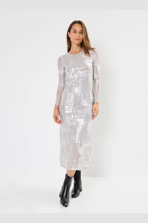 Noisy May NMLUCIA L/S ANKLE DRESS JRS FWD - Abbigliamento - Taglia L