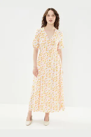 Y.A.S Yasmicca Ss Long Wrap Dress S. - Abbigliamento - Taglia XS