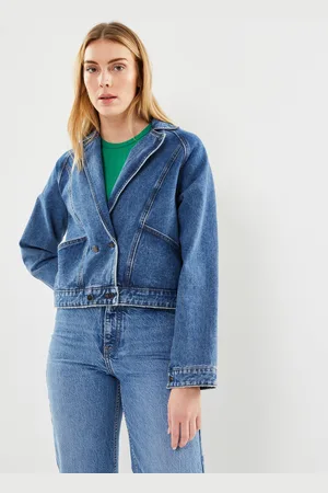 VILA Vinorma Short Denim Jacket/Rou - Abbigliamento - Taglia 34