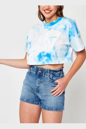 Calvin Klein Aqua All Over Print Tee - Abbigliamento - Taglia S