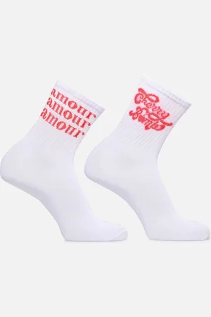 Pieces® Pcgabbi Socks 2-Pack Bc Noos Exp - Calze e collant - Taglia T.U