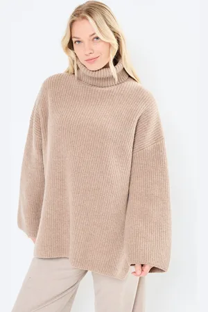 SELECTED Slfmary Ls Long Knit Roll Neck - Abbigliamento - Taglia L