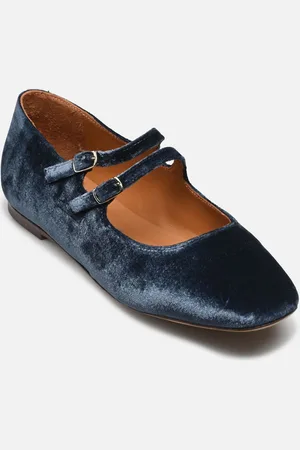 Rivecour Babies n°128 - Velours - Denim - Ballerine - Taglia 36