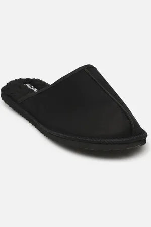JACK & JONES JFWDUDELY MICROFIBER SLIPPER ANTHR SN PB - Pantofole - Taglia 42