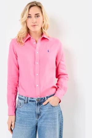 Ralph Lauren Classic-Long Sleeve-Button Front Shirt 211970730 - Abbigliamento - Taglia L
