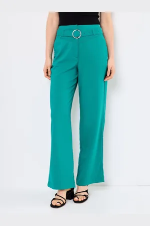 VILA VIBANZIA HW BELTED WIDE PANTS - Abbigliamento - Taglia 34
