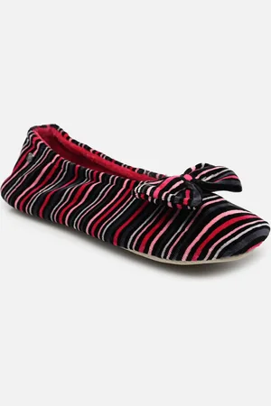 Isotoner Ballerine velours bio – grand nœud - Pantofole - Taglia 35 - 36