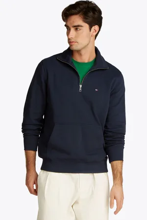 Tommy Hilfiger Essential Terry 1/4 MW0MW37238 - Abbigliamento - Taglia L