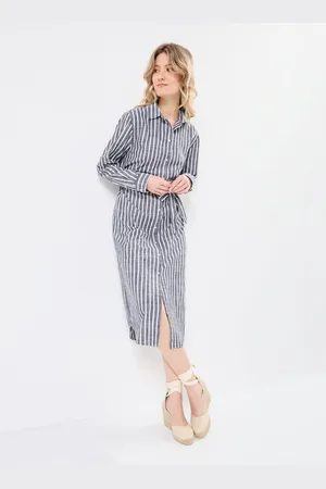 Georgia Rose ROBE-CHEMISE-RAYURES - Abbigliamento - Taglia 36
