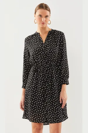 SELECTED Slfdamina 7/8 Aop Dress B Noos - Abbigliamento - Taglia 40