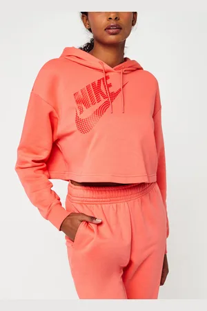 Nike W Nsw Flc Po Hoodie Crop Dnc - Abbigliamento - Taglia L