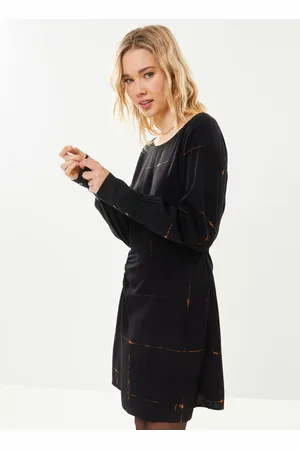 VILA Vijuly Line Boatneck L/S Short Dress/C26 - Abbigliamento - Taglia 34