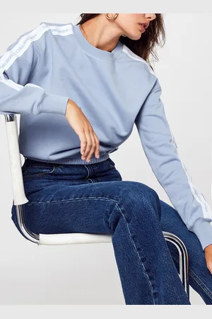 Calvin Klein Logo Tape Crew Neck - Abbigliamento - Taglia S